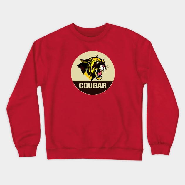 Cougar | Gas station | Cougar Fuel  | Cougar Oil | Automobile service stations Crewneck Sweatshirt by japonesvoador